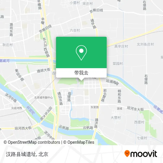 汉路县城遗址地图