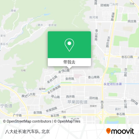 八大处长途汽车队地图