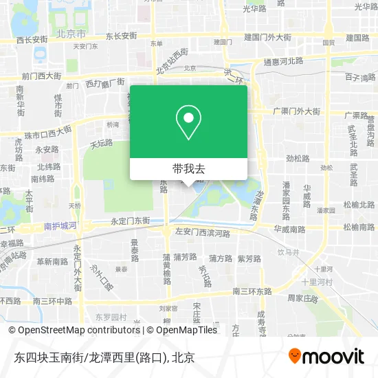 东四块玉南街/龙潭西里(路口)地图