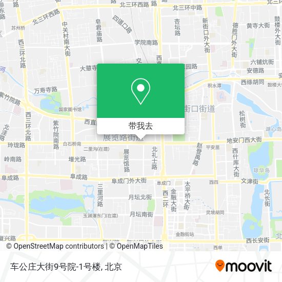 车公庄大街9号院-1号楼地图