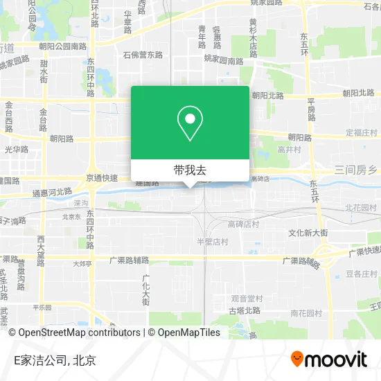 E家洁公司地图
