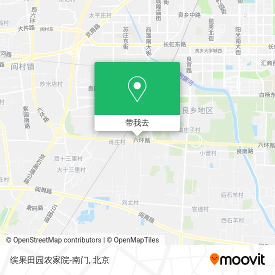 缤果田园农家院-南门地图