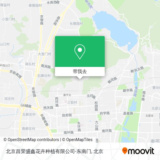 北京昌荣盛鑫花卉种植有限公司-东南门地图