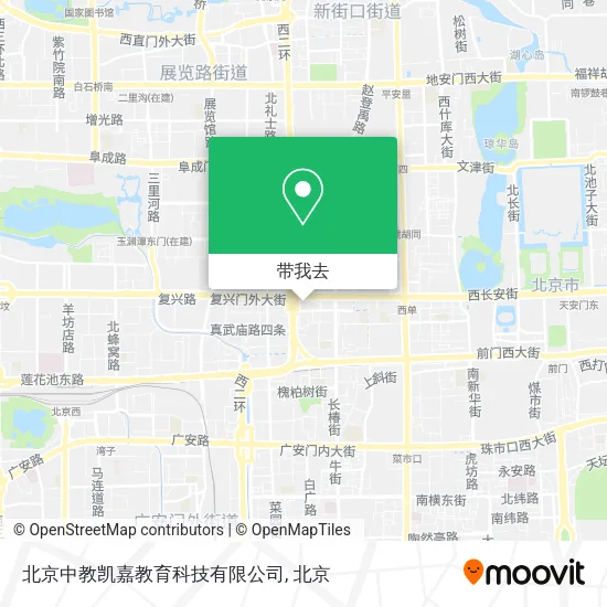 北京中教凯嘉教育科技有限公司地图