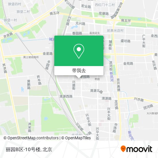 丽园B区-10号楼地图