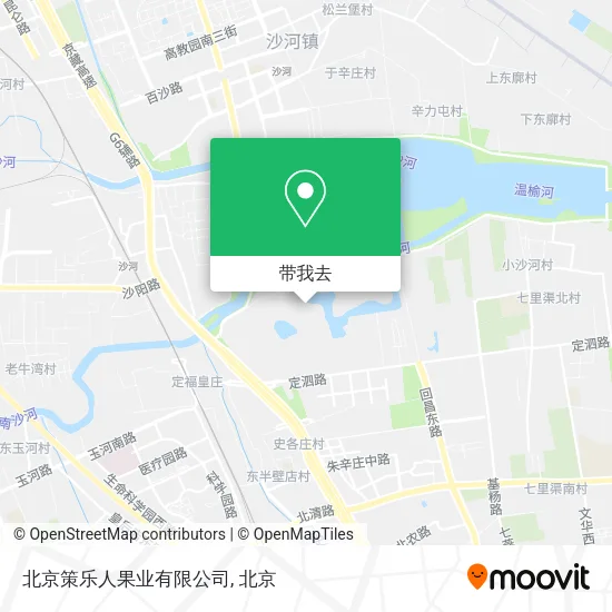 北京策乐人果业有限公司地图