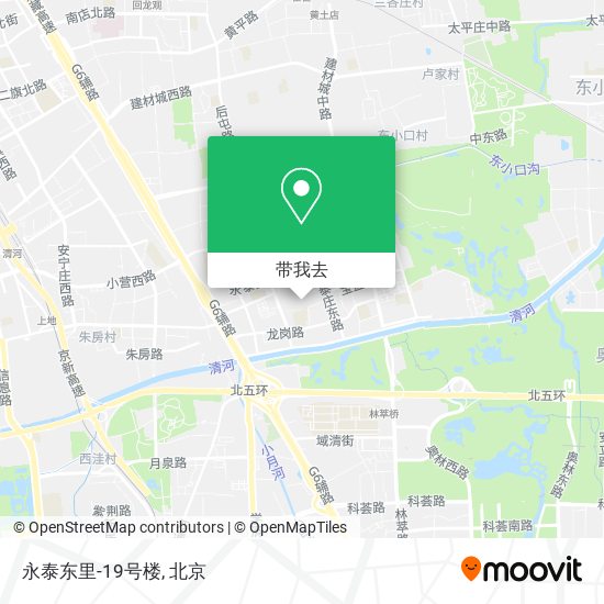 永泰东里-19号楼地图