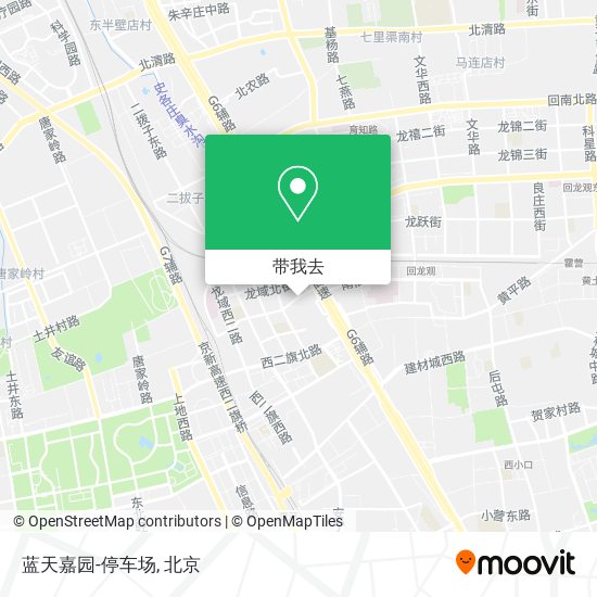 蓝天嘉园-停车场地图