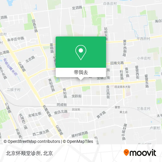 北京怀顺堂诊所地图