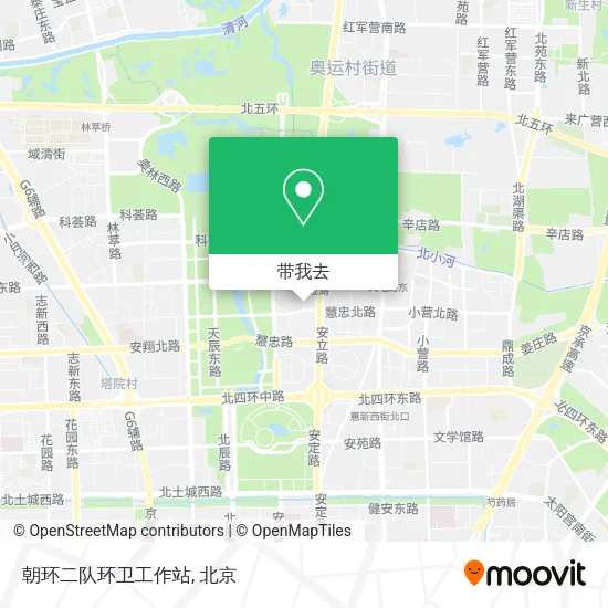 朝环二队环卫工作站地图