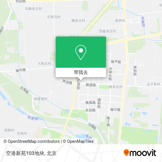 空港新苑103地块地图