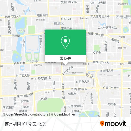 苏州胡同101号院地图