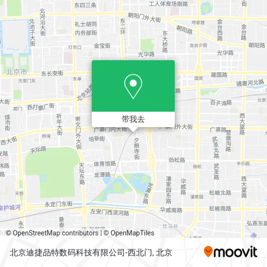 北京迪捷品特数码科技有限公司-西北门地图