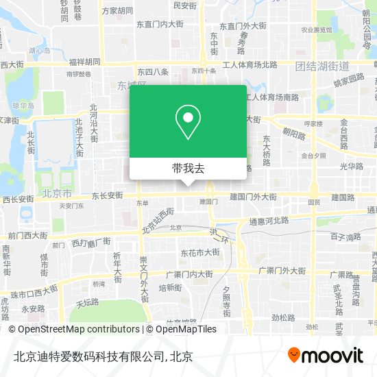 北京迪特爱数码科技有限公司地图