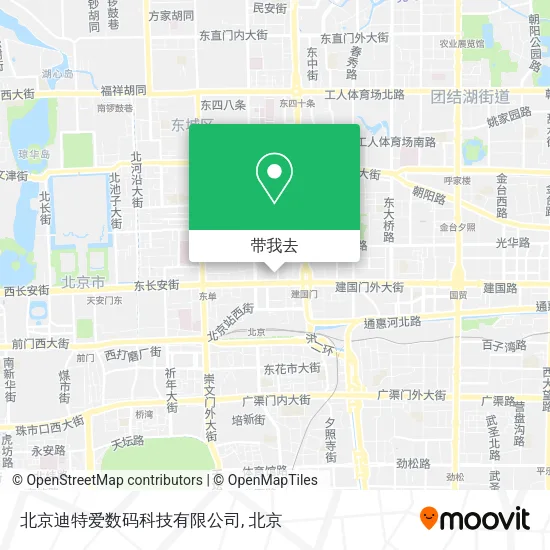 北京迪特爱数码科技有限公司地图