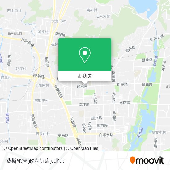 费斯轮滑(政府街店)地图