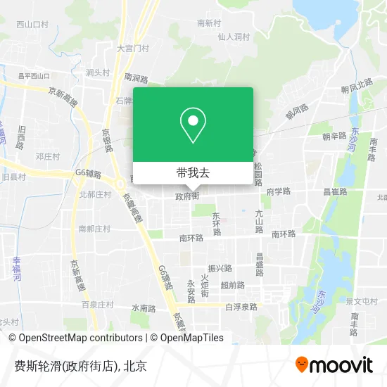 费斯轮滑(政府街店)地图