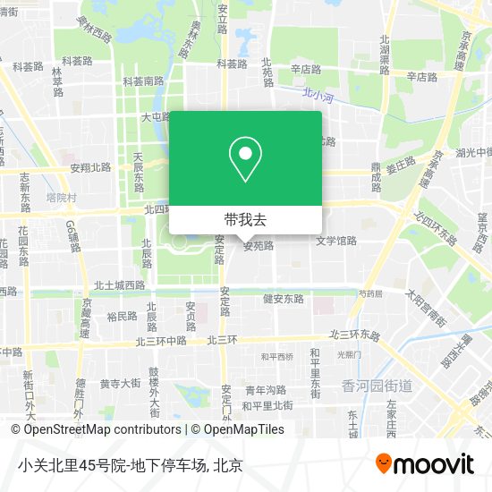 小关北里45号院-地下停车场地图