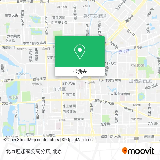 北京理想家公寓分店地图