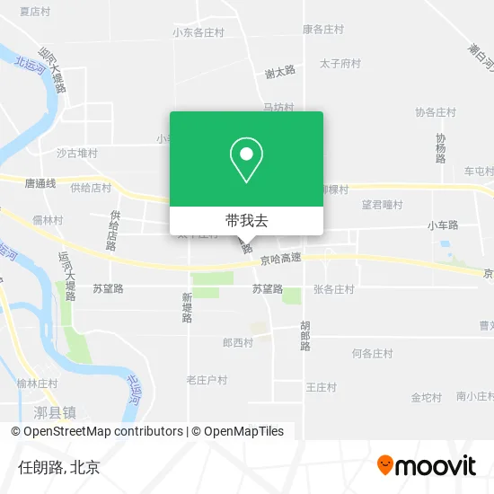 任朗路地图