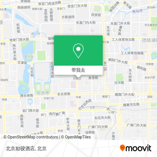 北京励骏酒店地图