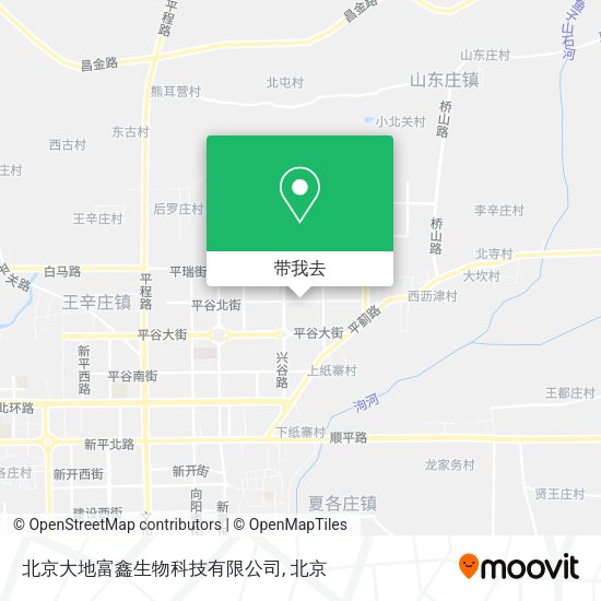 北京大地富鑫生物科技有限公司地图