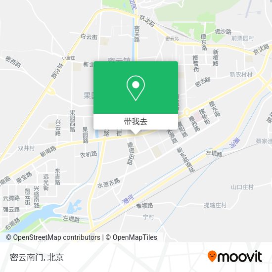 密云南门地图