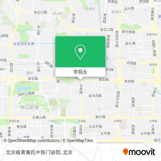 北京岐黄秦氏中医门诊部地图