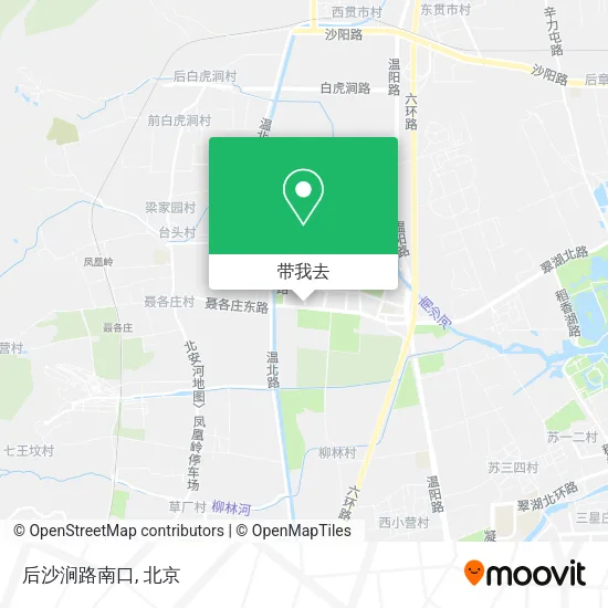 后沙涧路南口地图