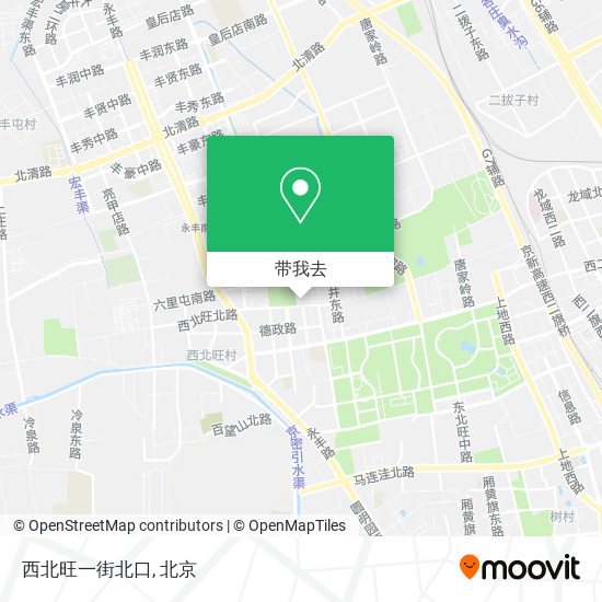 西北旺一街北口地图