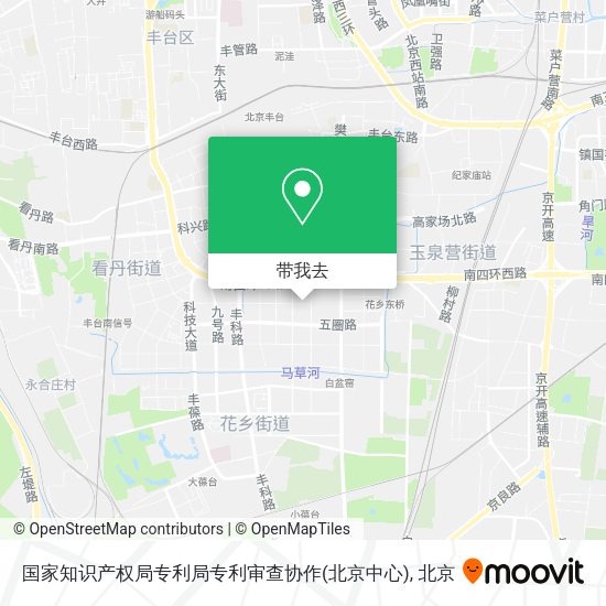 国家知识产权局专利局专利审查协作(北京中心)地图