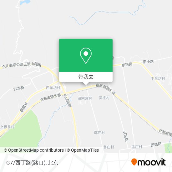 G7/西丁路(路口)地图
