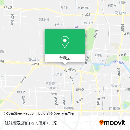 姐妹理发店(白地大厦东)地图