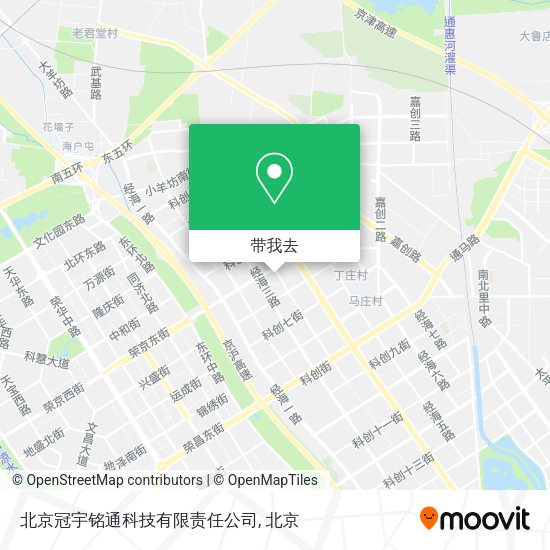 北京冠宇铭通科技有限责任公司地图