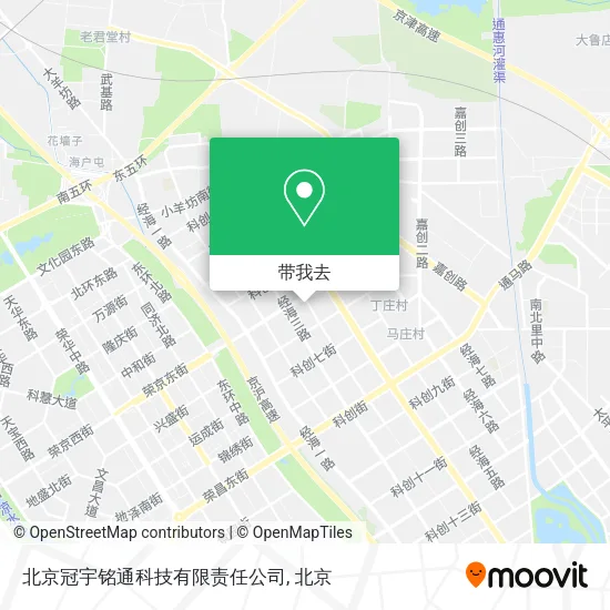 北京冠宇铭通科技有限责任公司地图