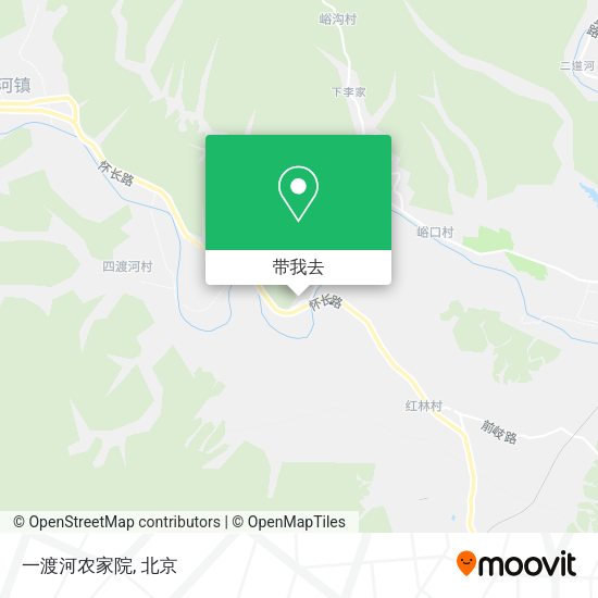 一渡河农家院地图