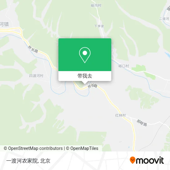 一渡河农家院地图