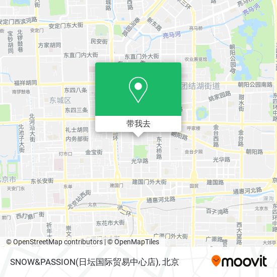 SNOW&PASSION(日坛国际贸易中心店)地图