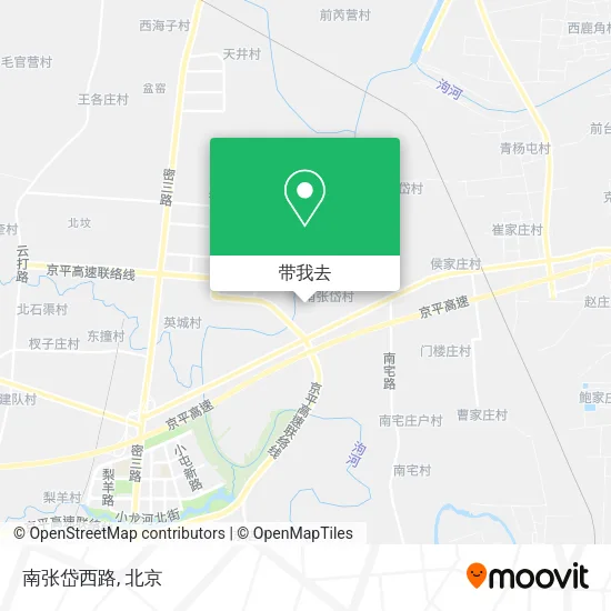 南张岱西路地图