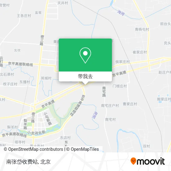南张岱收费站地图