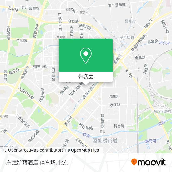 东煌凯丽酒店-停车场地图
