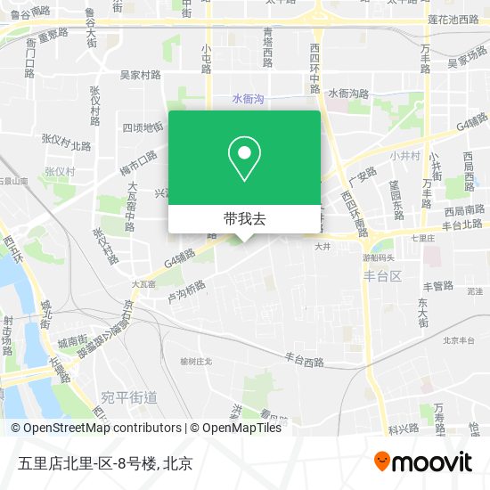 五里店北里-区-8号楼地图