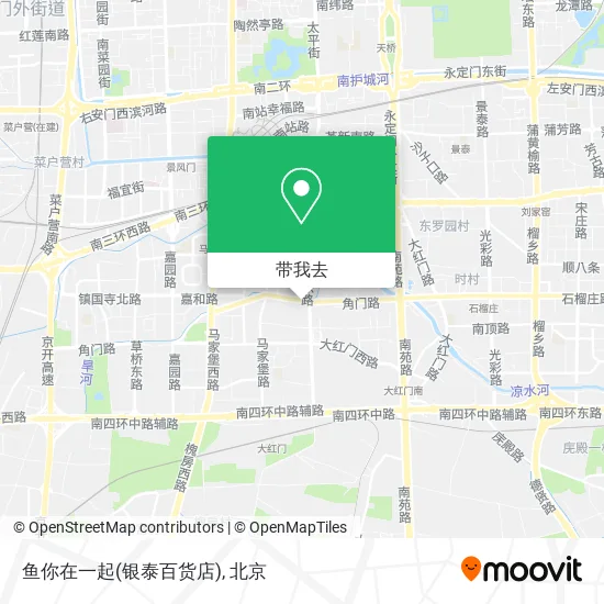 鱼你在一起(银泰百货店)地图