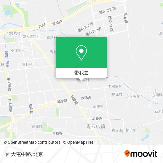 西大屯中路地图