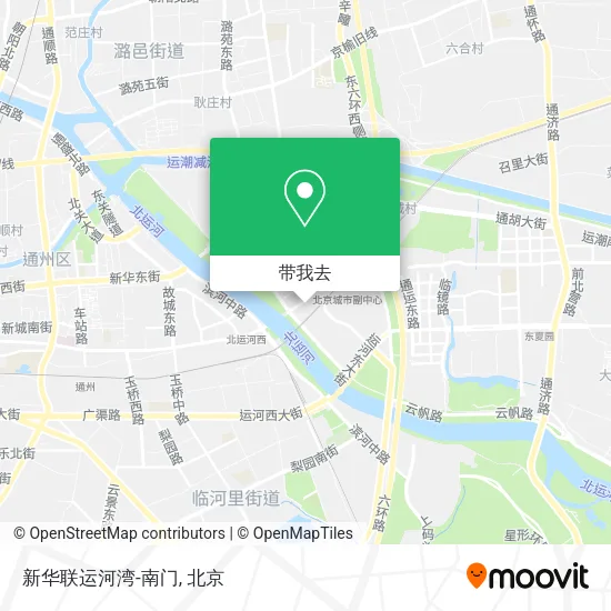 新华联运河湾-南门地图