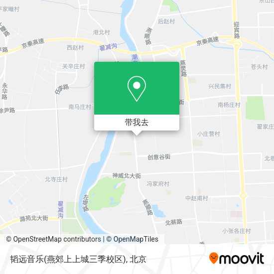 韬远音乐(燕郊上上城三季校区)地图