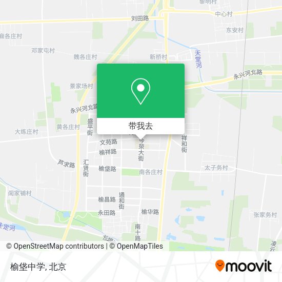 榆垡中学地图