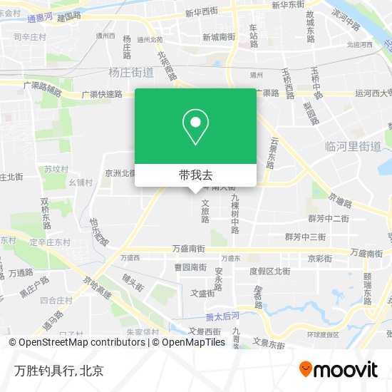 万胜钓具行地图