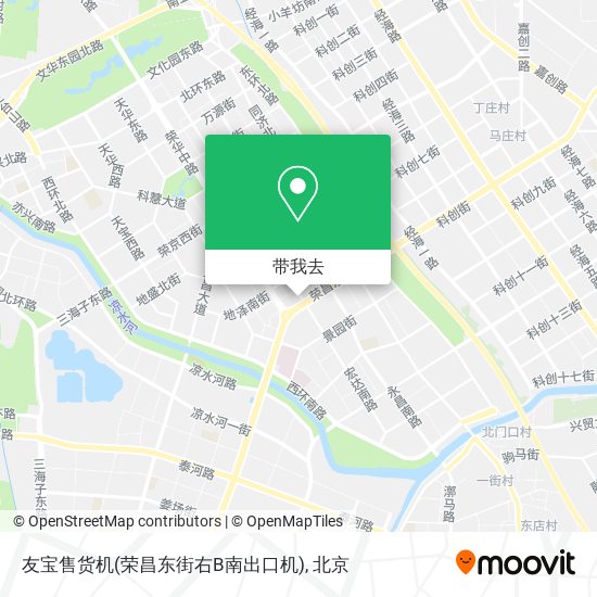 友宝售货机(荣昌东街右B南出口机)地图