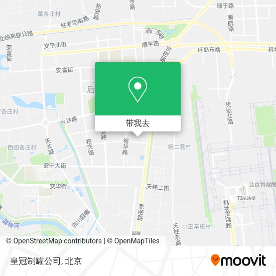 皇冠制罐公司地图